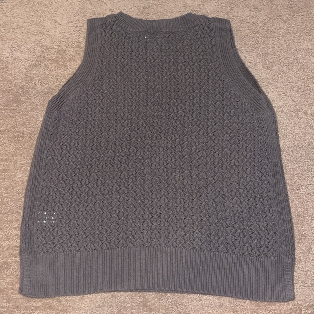 a new day Charcoal Sleeveless Knit Sweater